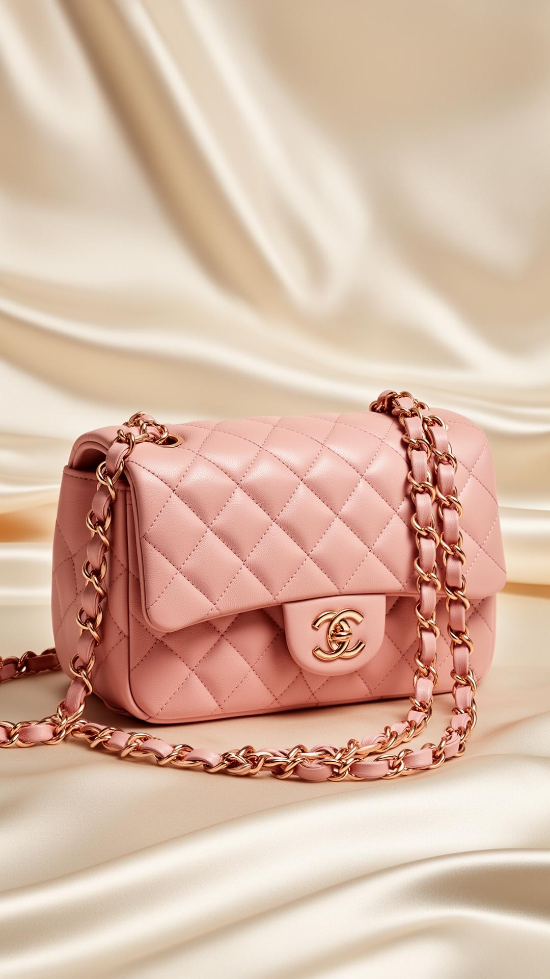 Quilted Blush Flap